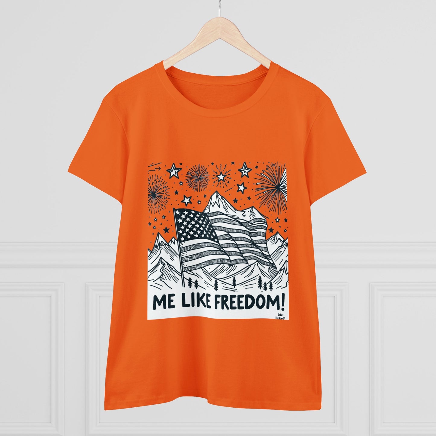 Me Like Freedom! - Women's Heavy Cotton Tee - (Freedom #5)