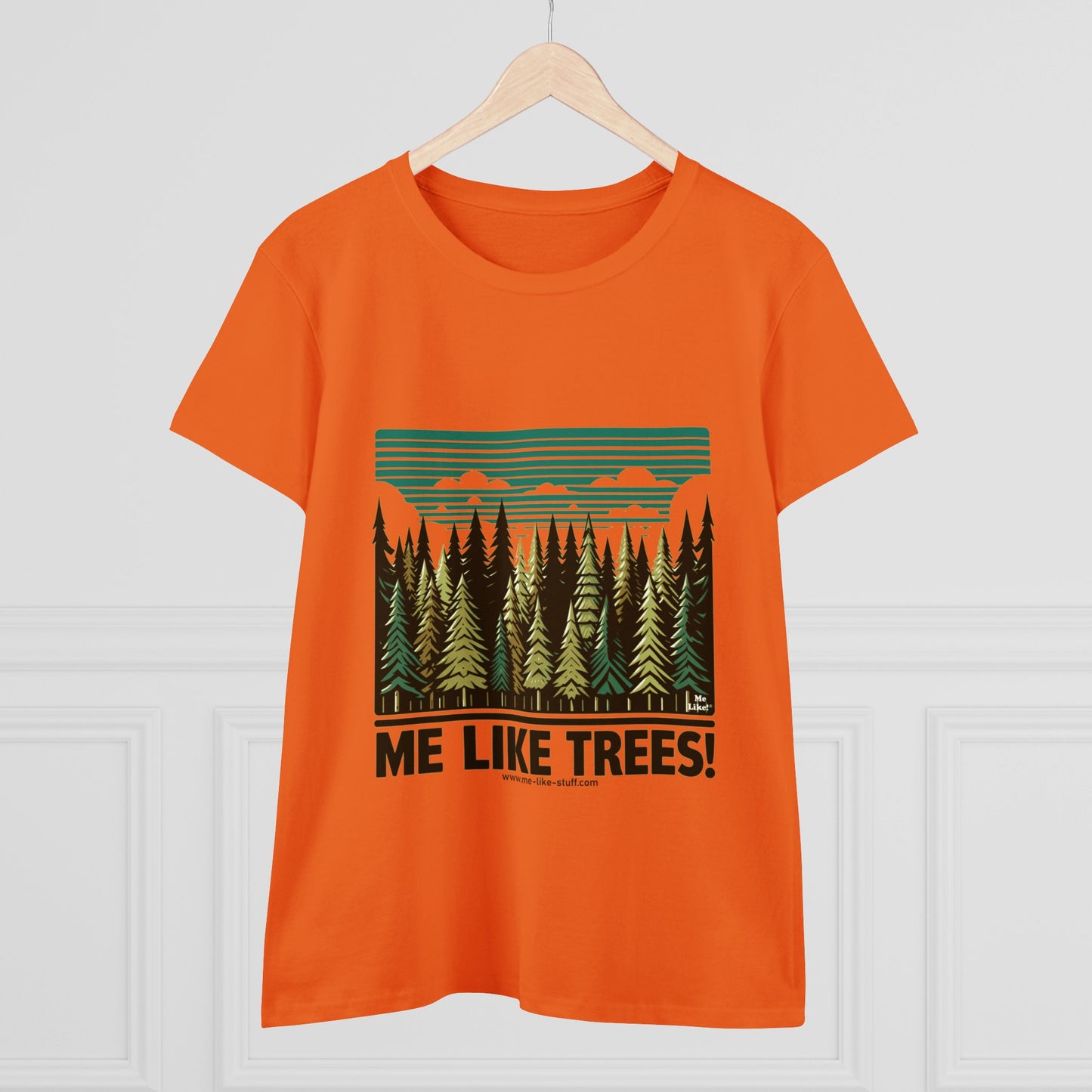 Women's Heavy Cotton Tee - Me Like Trees! (#5)