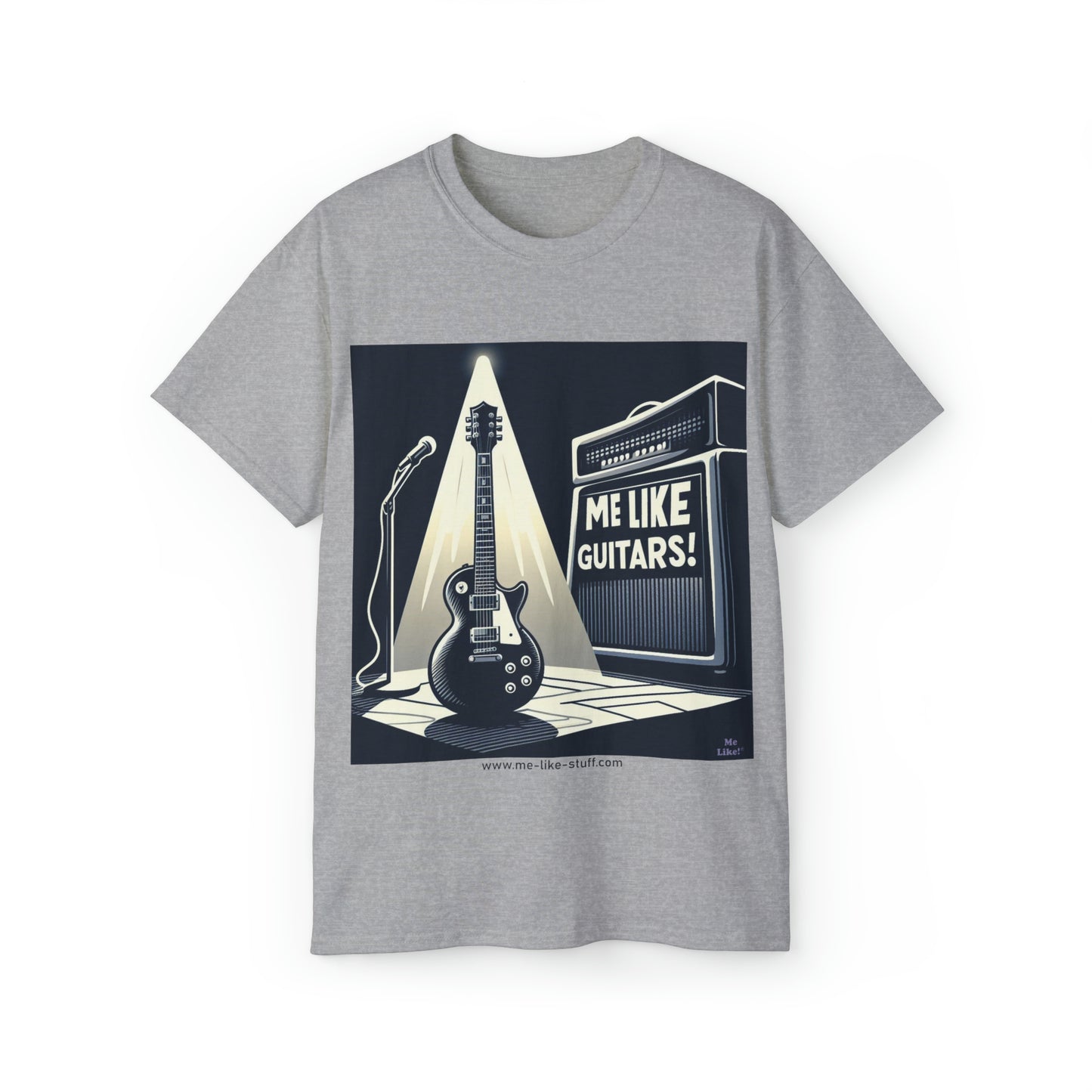 Unisex Ultra Cotton Tee - Me Like Guitars! (electric #1)