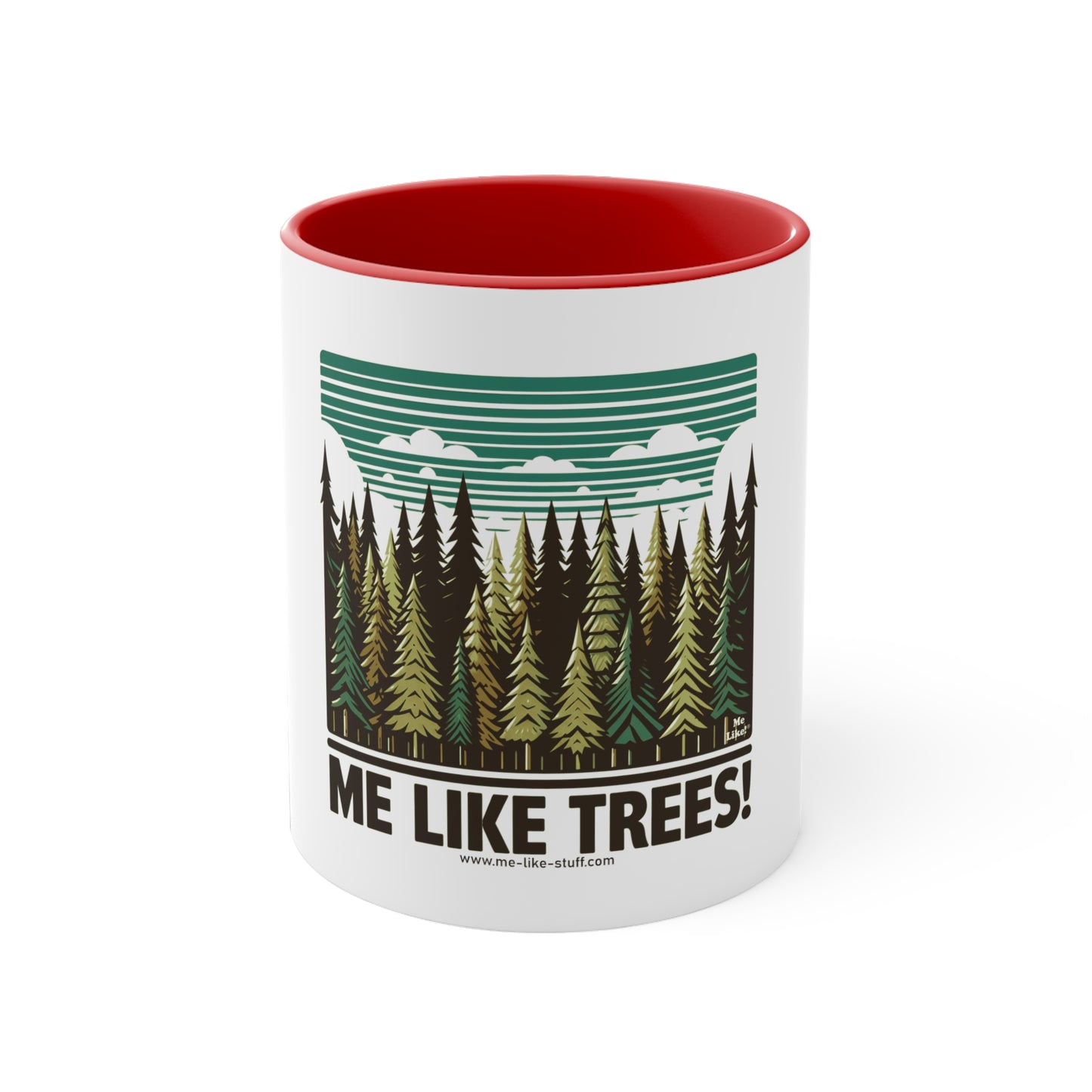 Accent Coffee Mug, 11oz - Me Like Trees! (#5)