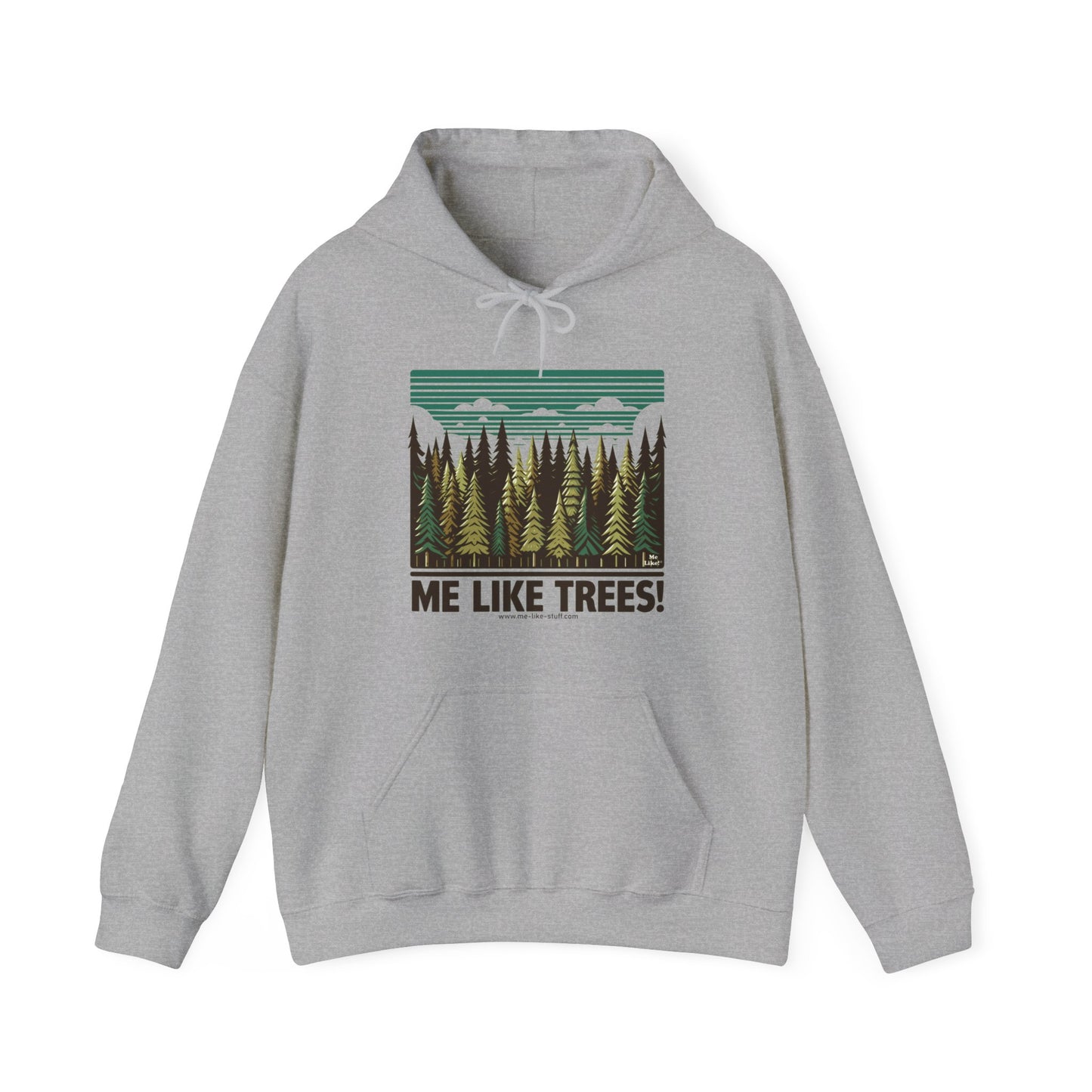 Unisex Heavy Blend™ Hooded Sweatshirt - Me Like Trees! (#5)