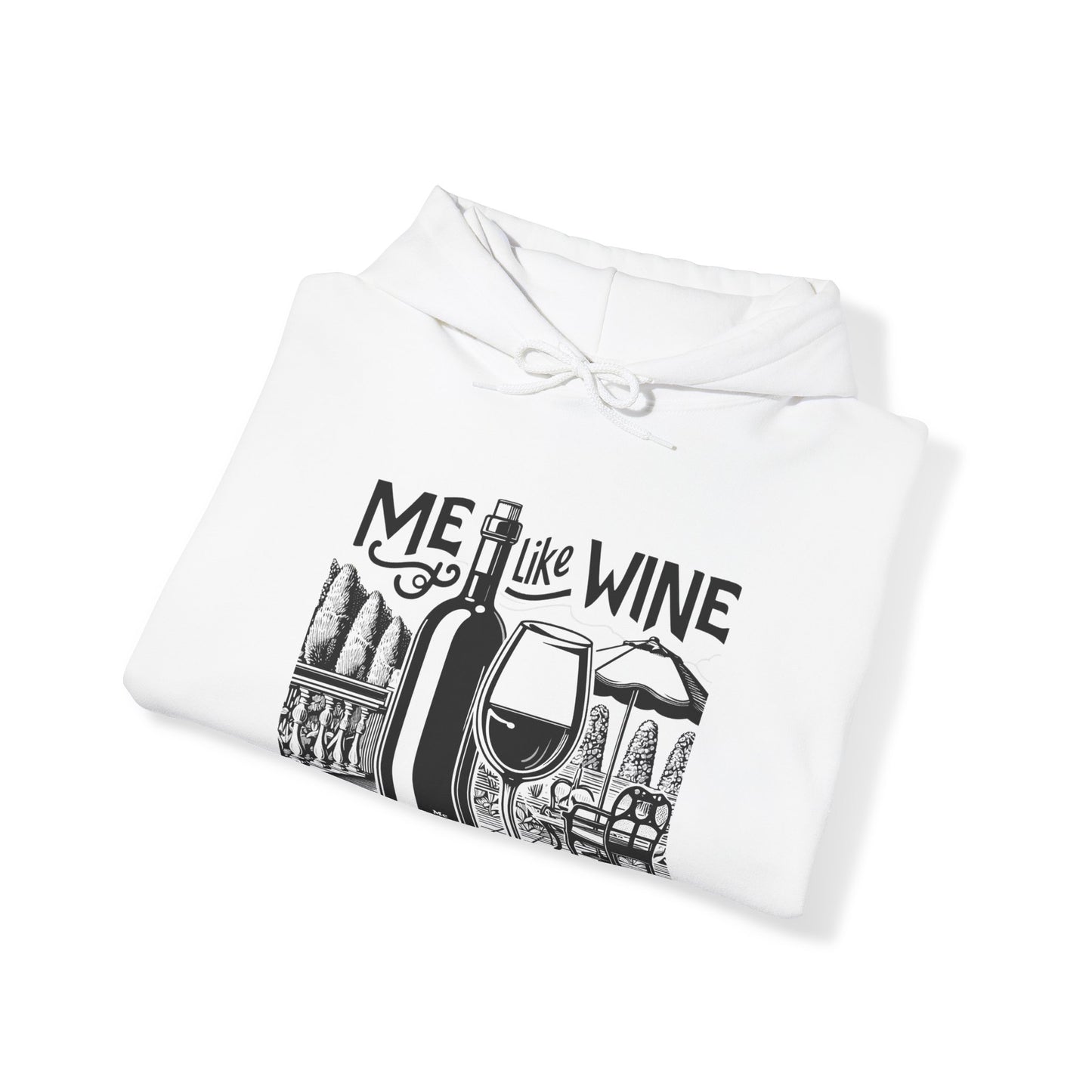 Unisex Heavy Blend™ Hooded Sweatshirt - Me Like Wine! (#3)