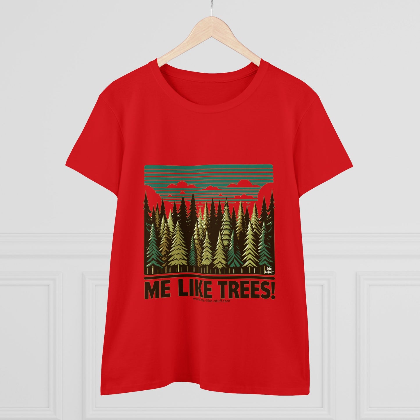 Women's Heavy Cotton Tee - Me Like Trees! (#5)