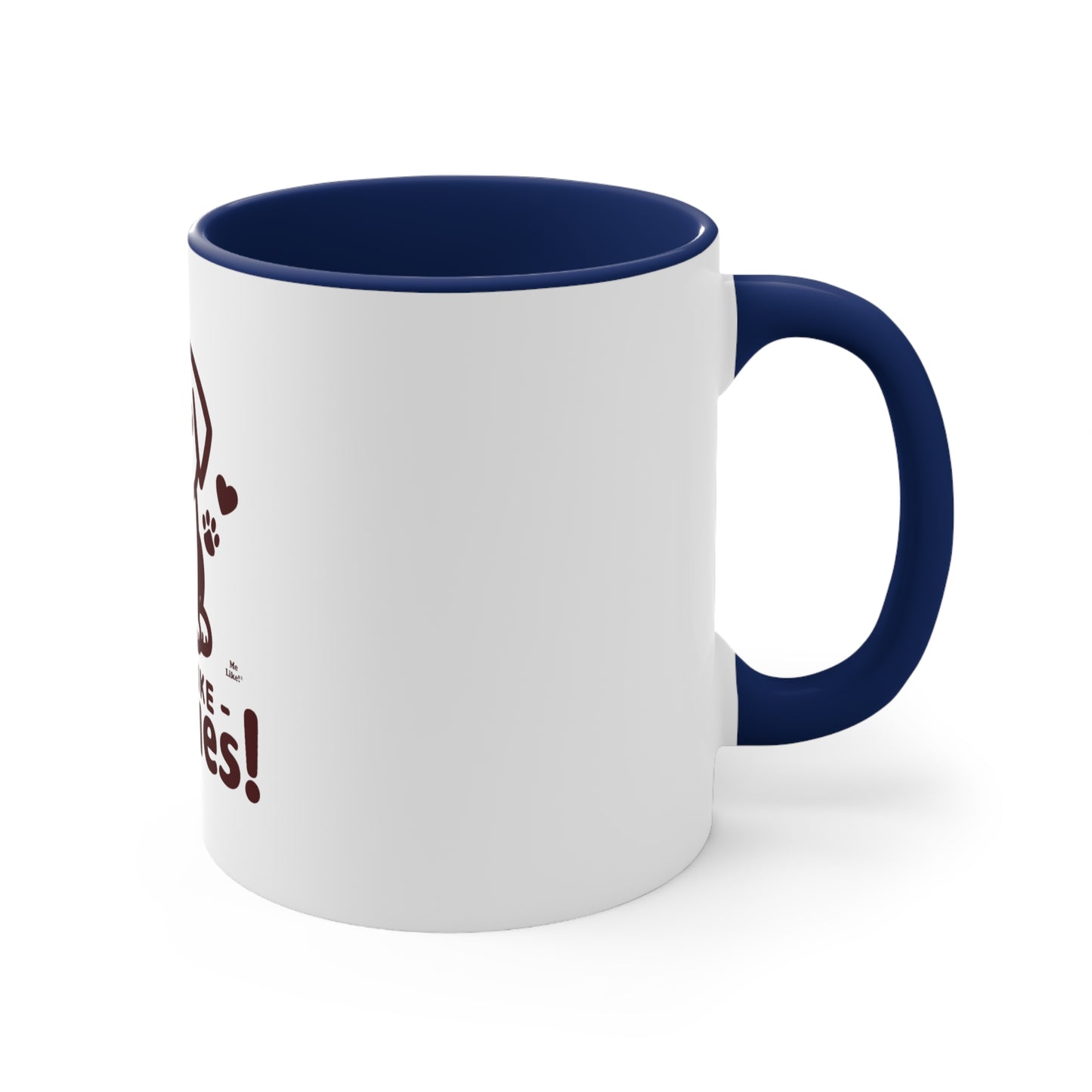 Me Like Puppies! - Accent Coffee Mug, 11oz -  (#1)