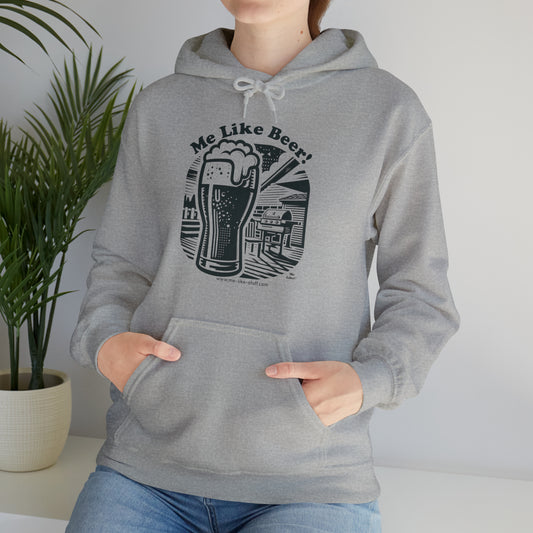 Unisex Heavy Blend™ Hooded Sweatshirt - Me Like Beer! (#1)