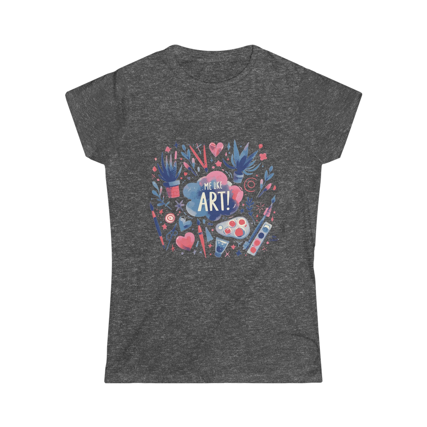 Me Like Art! - Women's Softstyle Tee -  (Art #3)