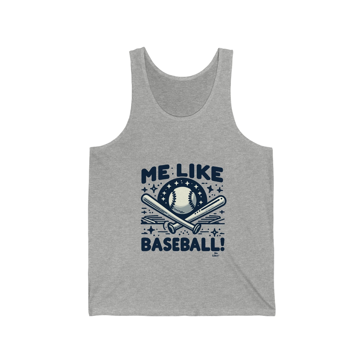 Me Like Baseball! - Unisex Jersey Tank - (Baseball #2)