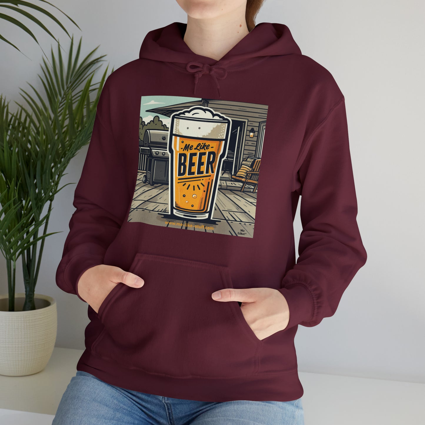 Unisex Heavy Blend™ Hooded Sweatshirt - Me Like Beer! (#3)