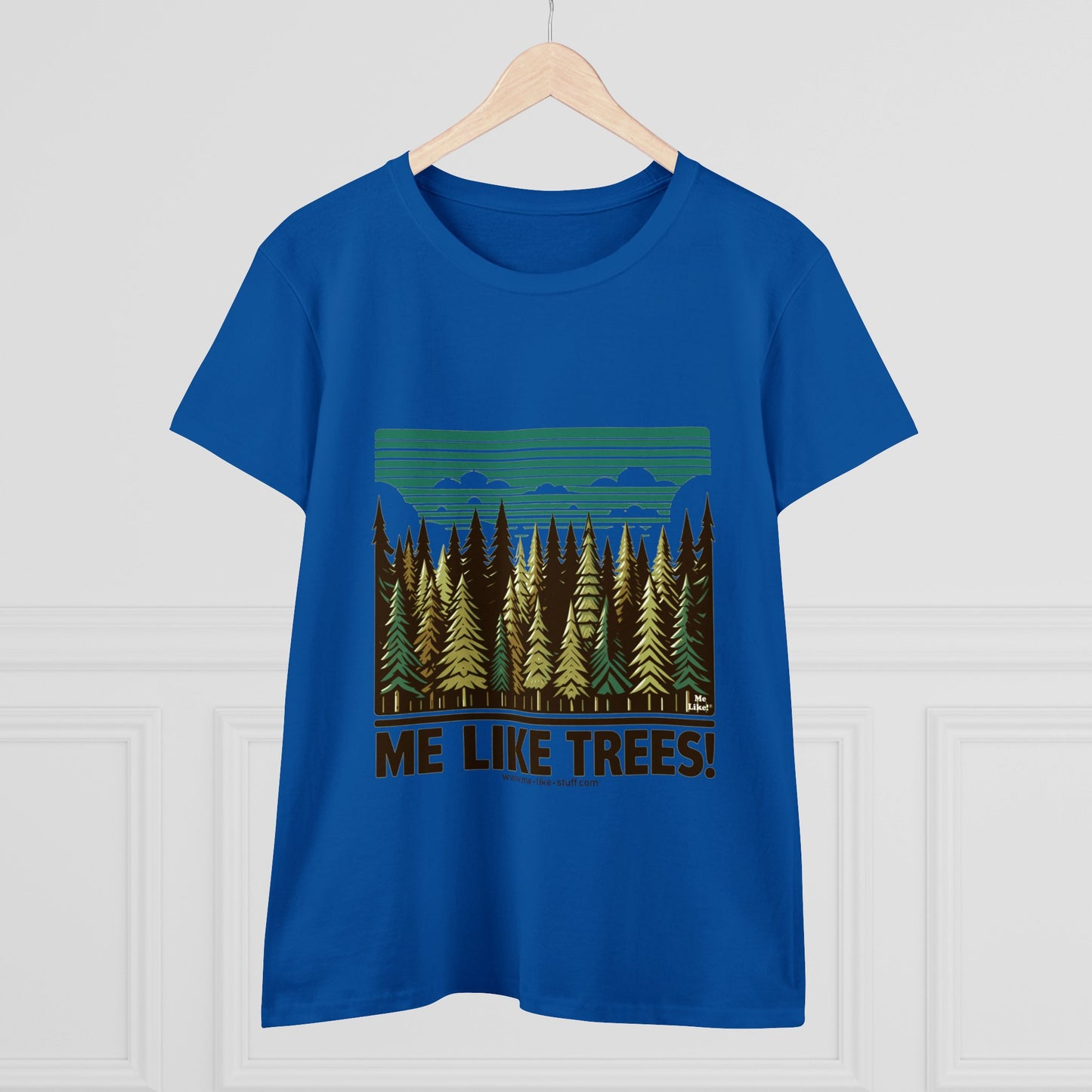 Women's Heavy Cotton Tee - Me Like Trees! (#5)