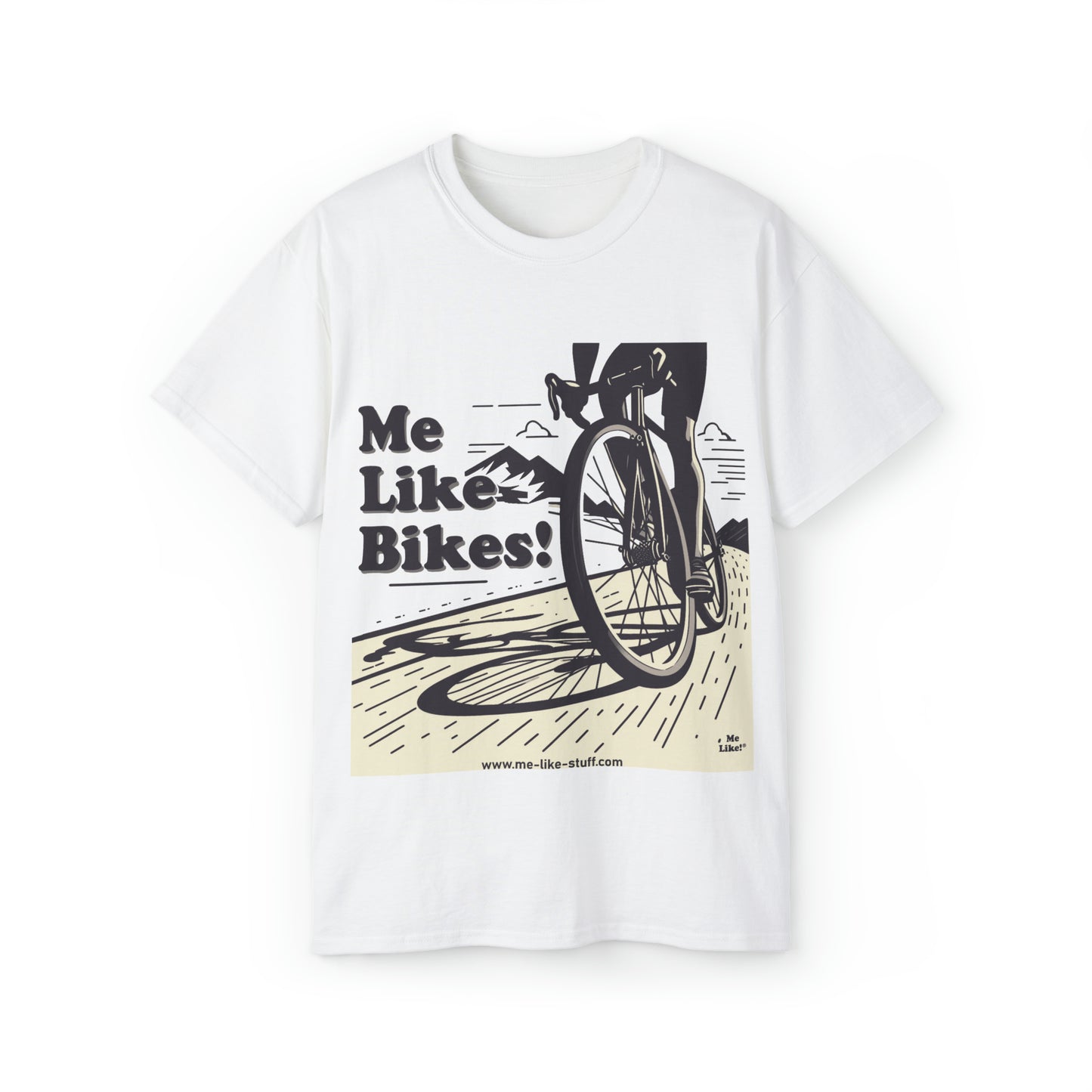 Unisex Ultra Cotton Tee - Me Like Bikes! (RB #2)