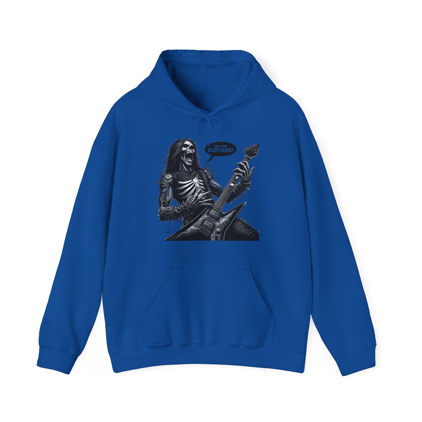 Me Like Guitars! - Unisex Hooded Sweatshirt - Heavy Metal #4