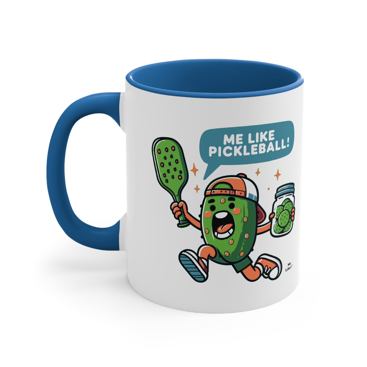 Me Like Pickleball! - Accent Coffee Mug, 11oz - (Pickleball #2)