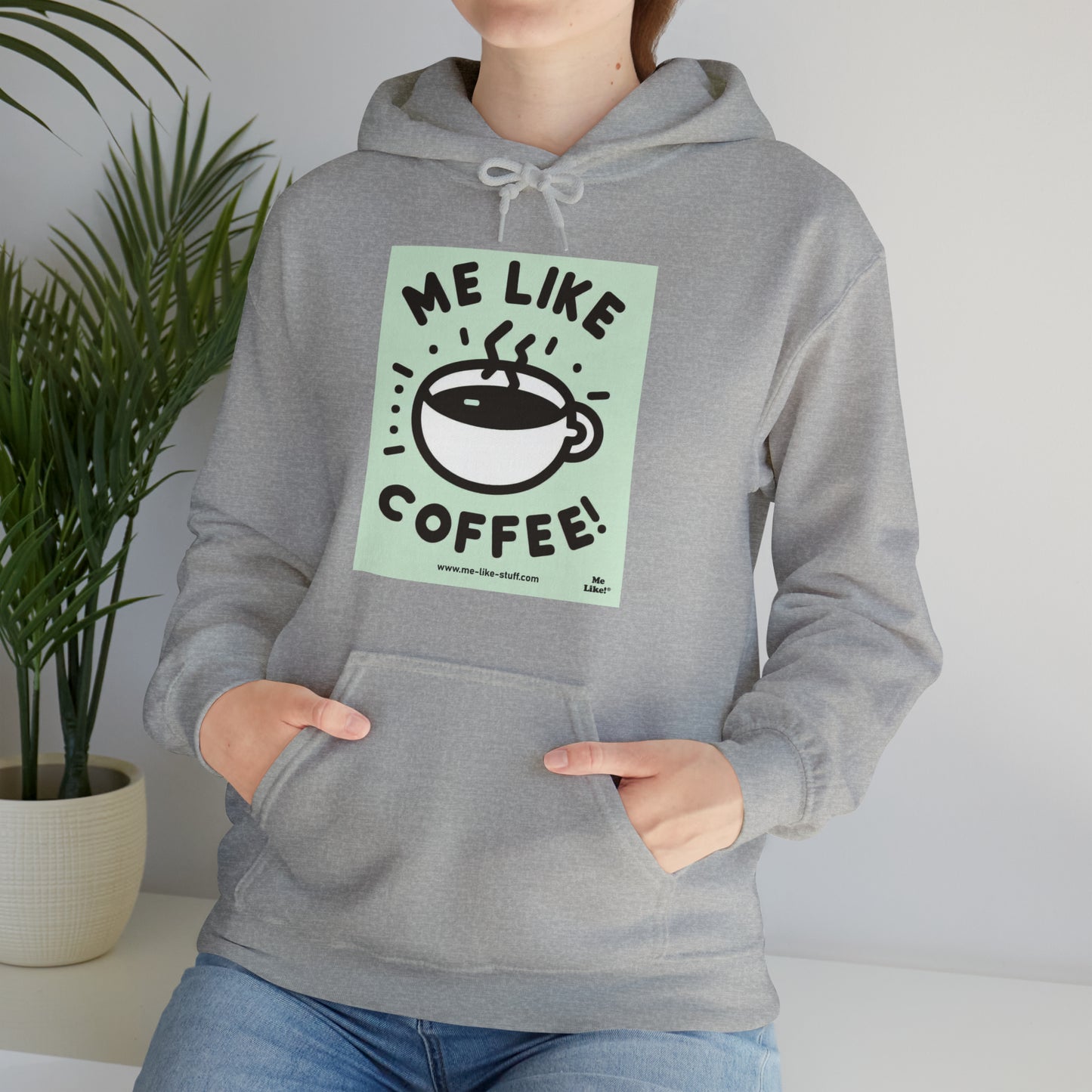 Unisex Heavy Blend™ Hooded Sweatshirt - Me Like Coffee! (#2)