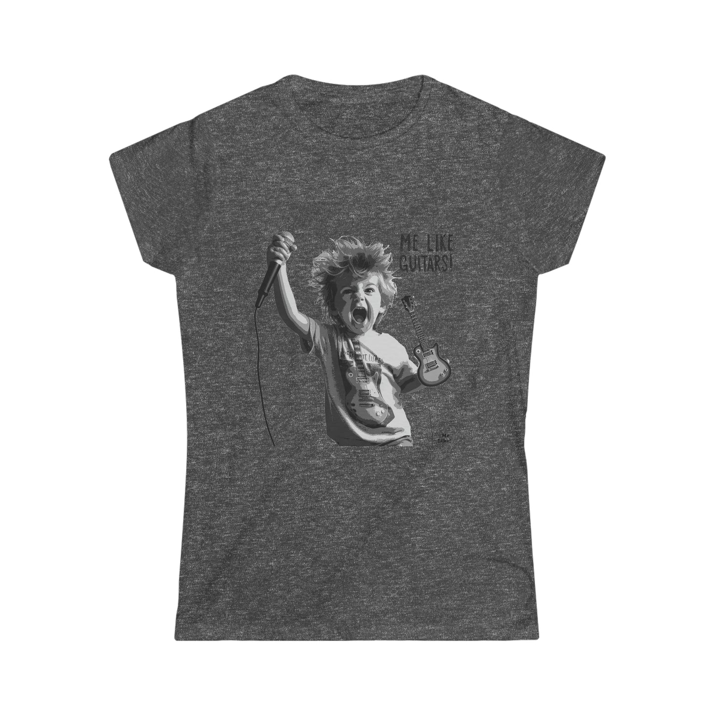 Me Like Guitars! - Women's Softstyle Tee - Punk #2