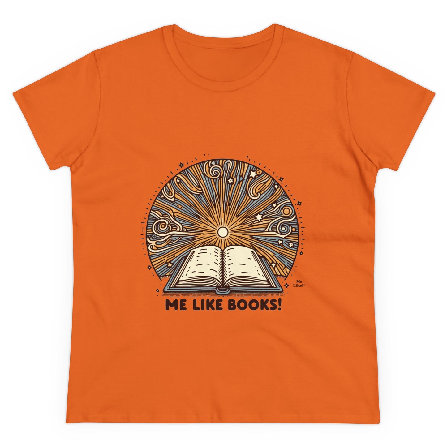 Me Like Books! - Women's Heavy Cotton Tee - (Books #2)