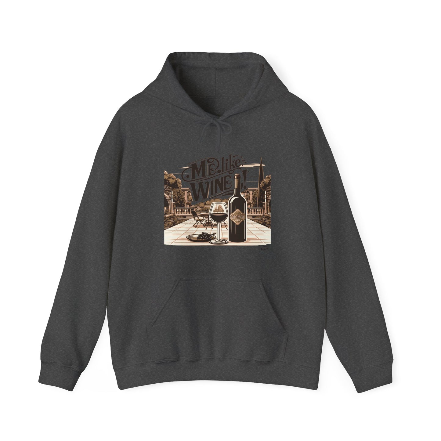 Unisex Heavy Blend™ Hooded Sweatshirt - Me Like Wine! (#4)