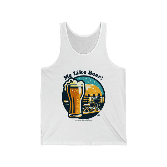 Unisex Jersey Tank - Me Like Beer! (#2)