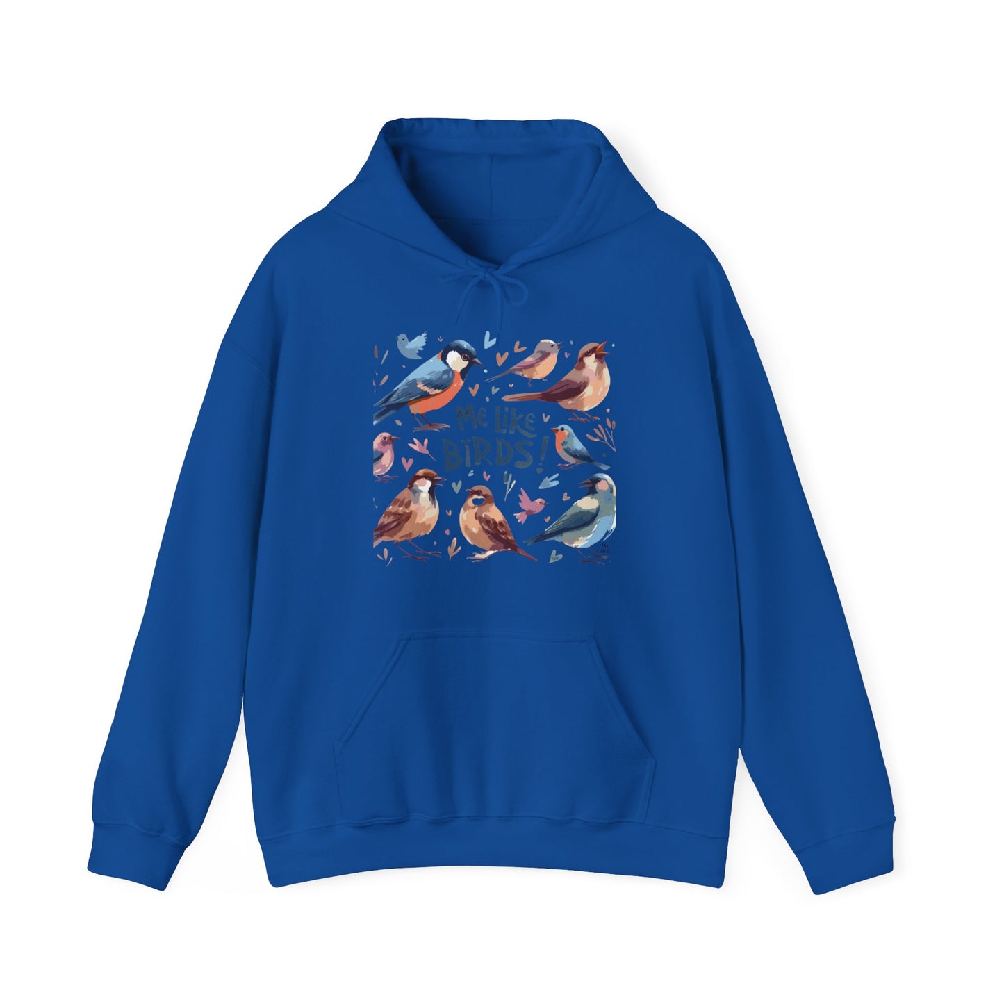 Me Like Birds! - Unisex Hooded Sweatshirt - (Birds #2)