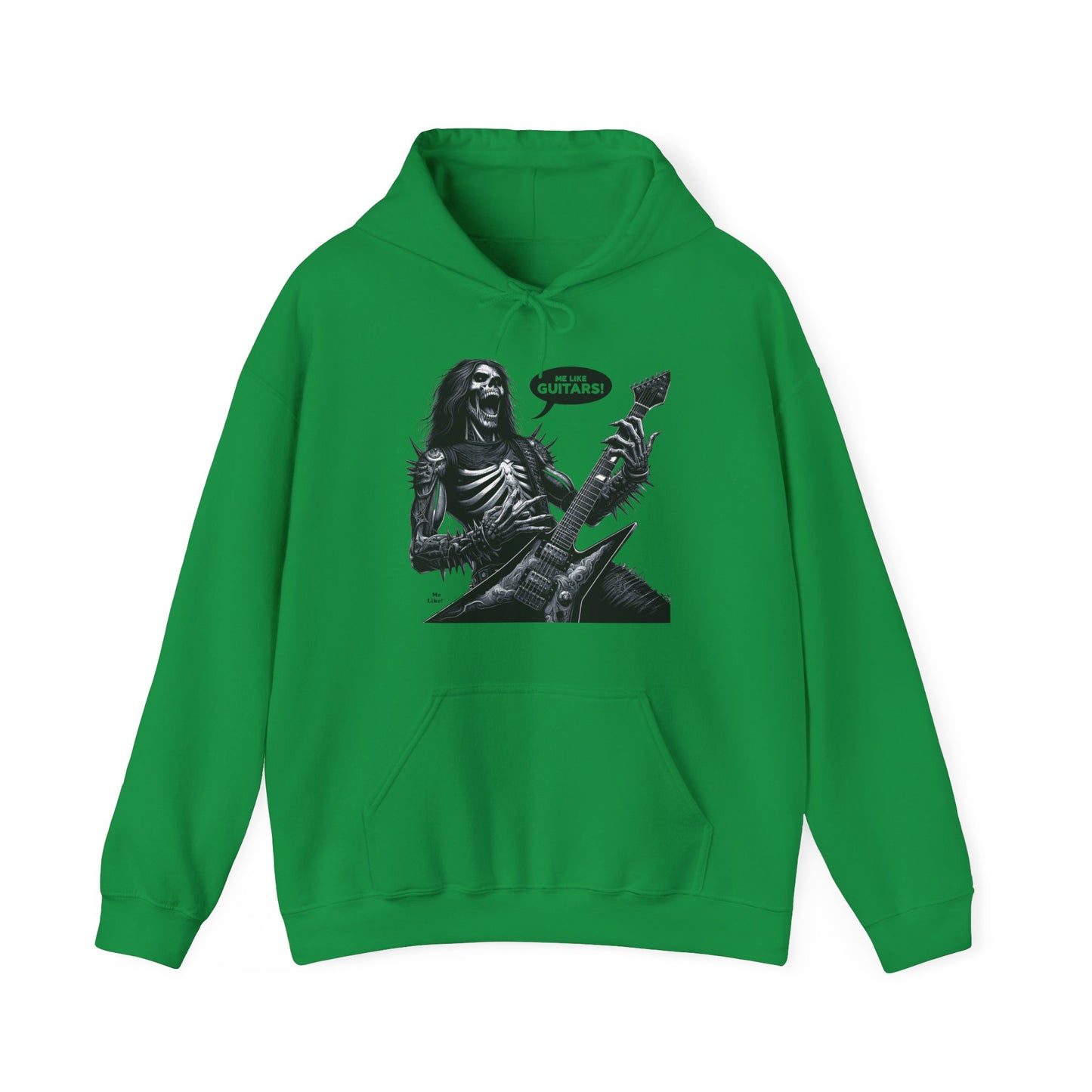 Me Like Guitars! - Unisex Hooded Sweatshirt - Heavy Metal #4