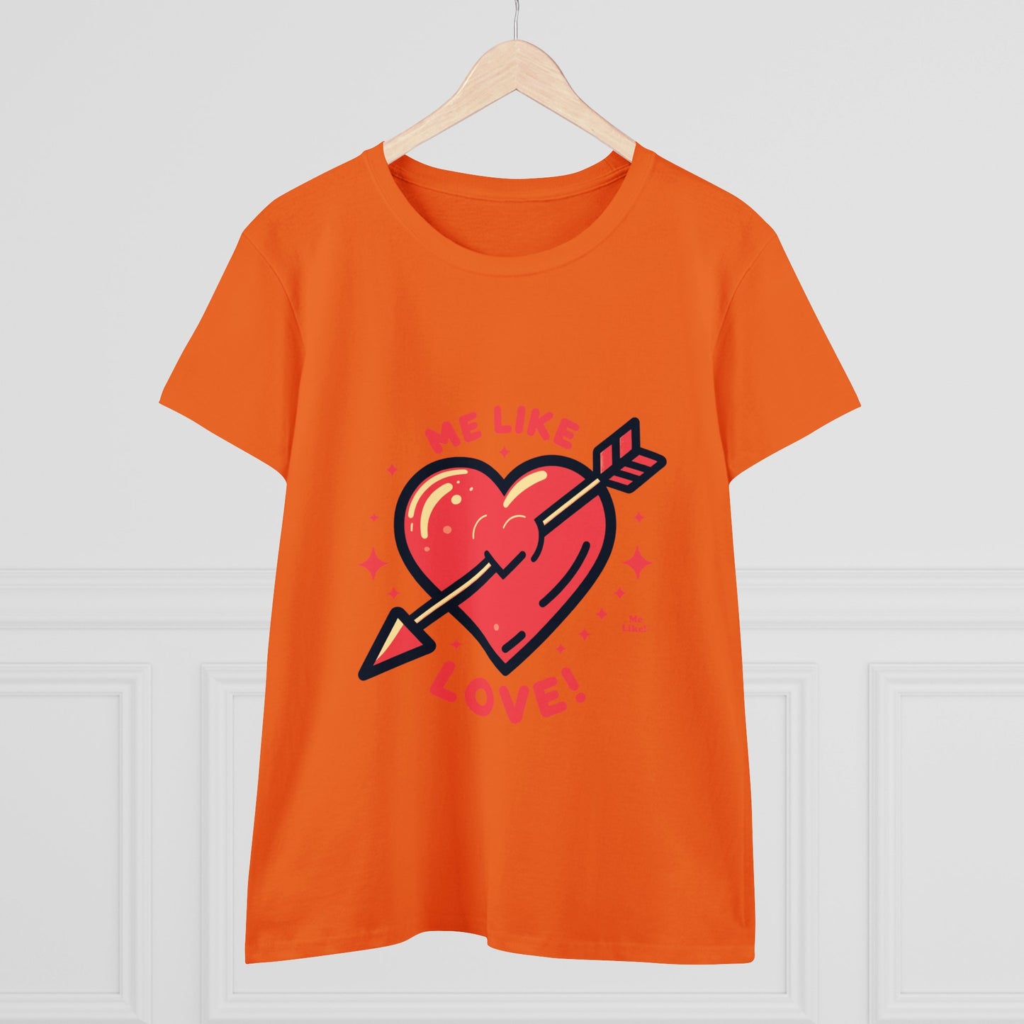 Me Like Love! - Women's Heavy Cotton Tee - (Love #1)