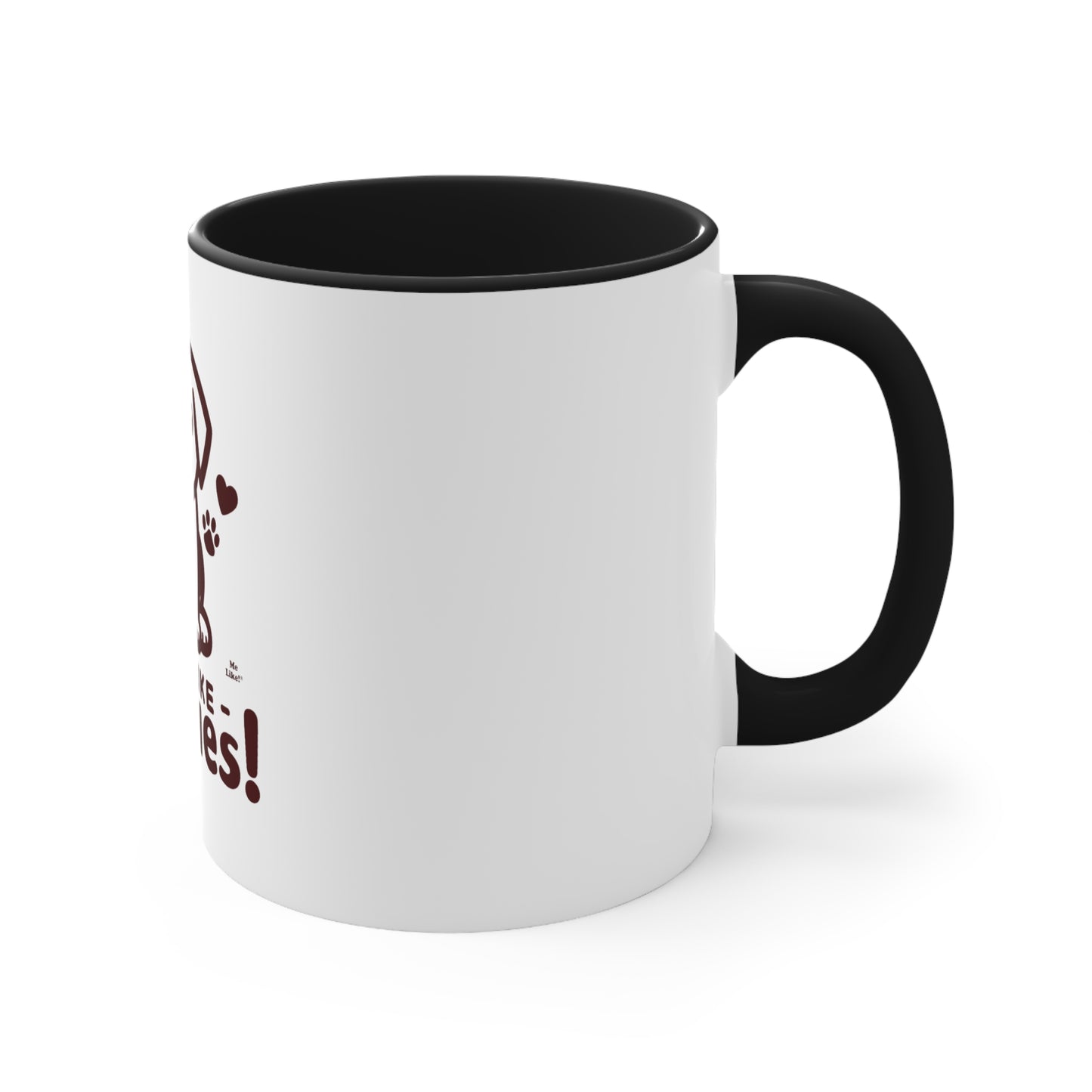 Me Like Puppies! - Accent Coffee Mug, 11oz -  (#1)