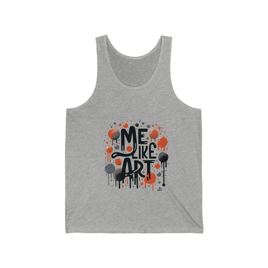 Me Like Art! - Unisex Jersey Tank - (Art #2)