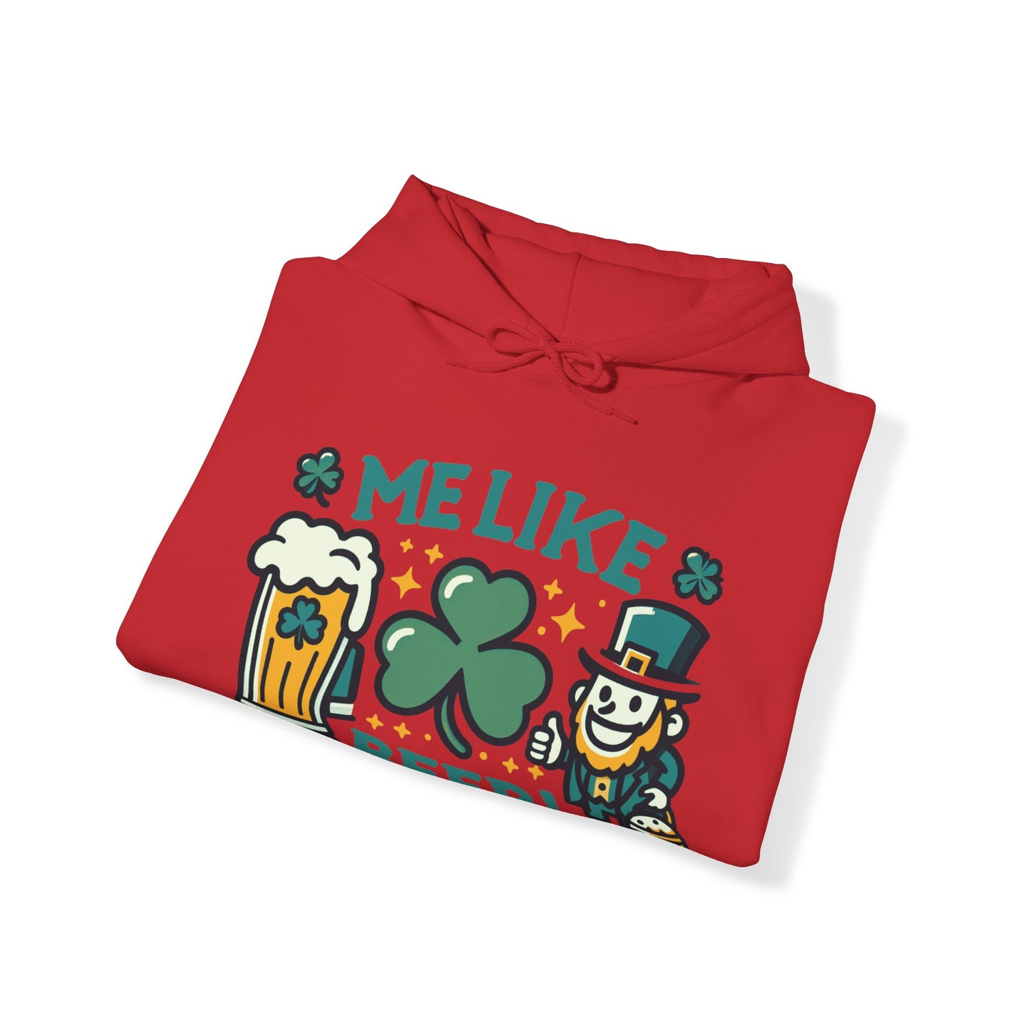 Me Like Beer! - Unisex Heavy Blend™ Hooded Sweatshirt - (St. Patrick's Day #1)