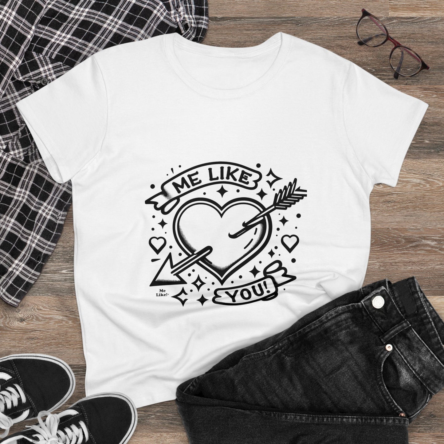 Me Like You! - Women's Heavy Cotton Tee - (Like You #1)