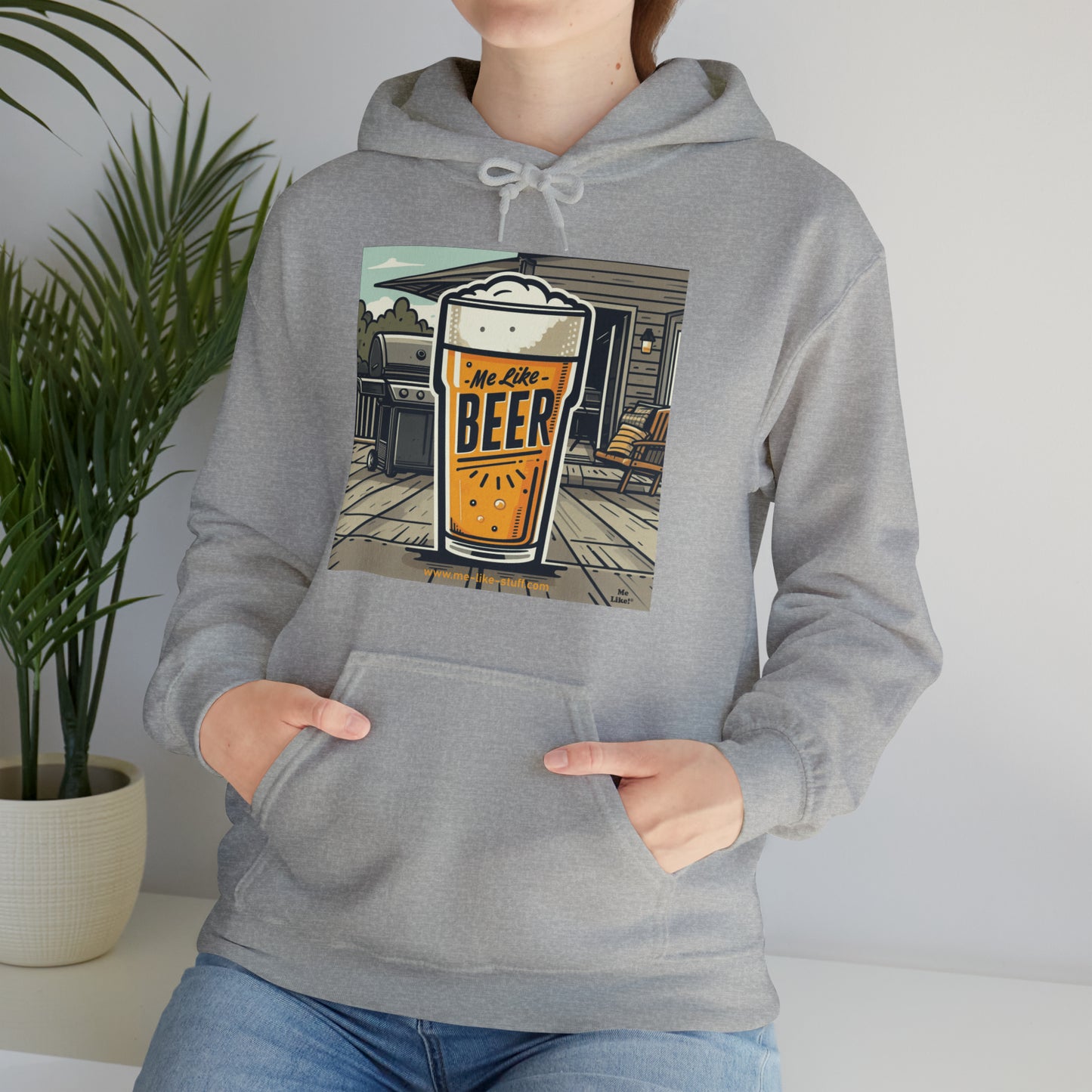 Unisex Heavy Blend™ Hooded Sweatshirt - Me Like Beer! (#3)