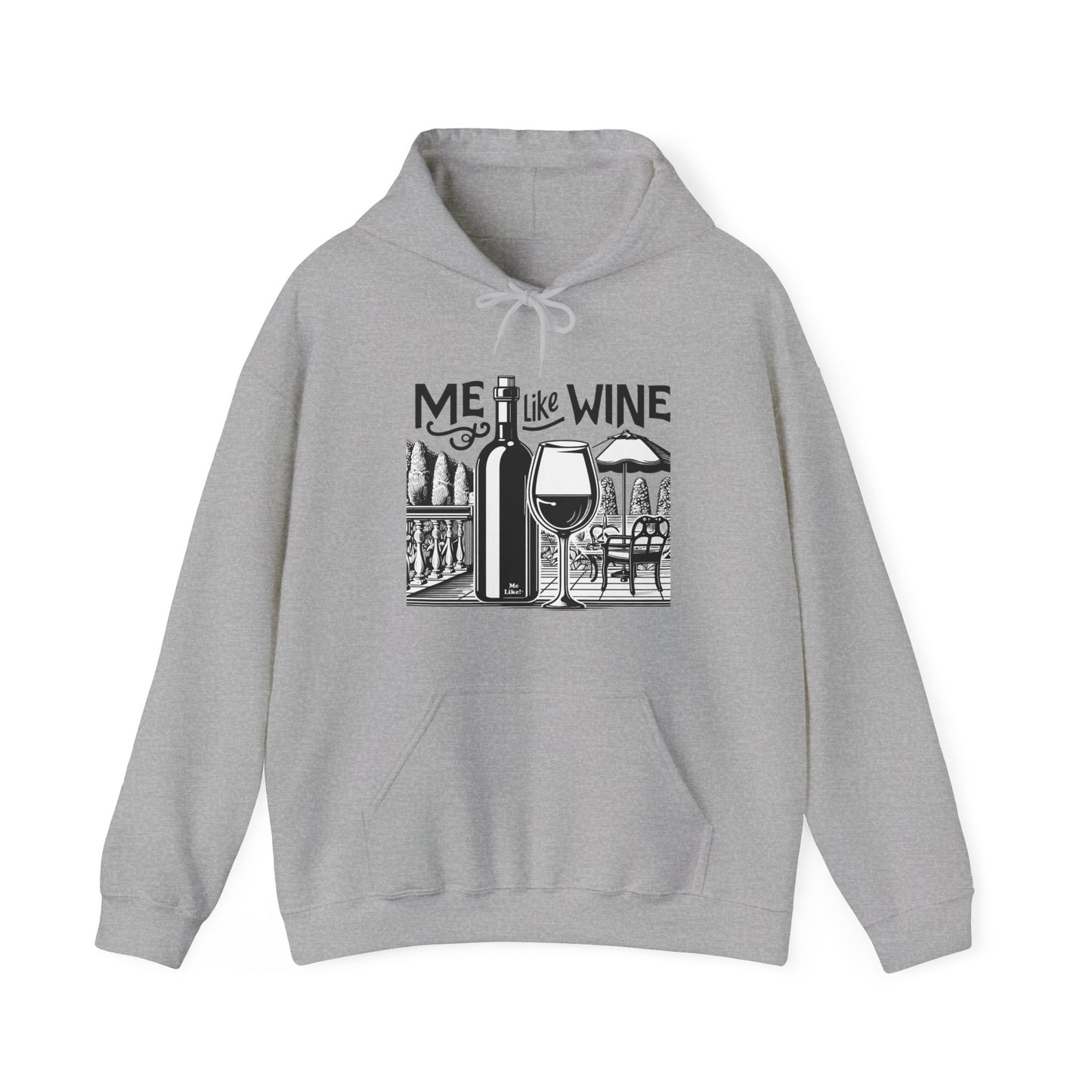 Unisex Heavy Blend™ Hooded Sweatshirt - Me Like Wine! (#3)