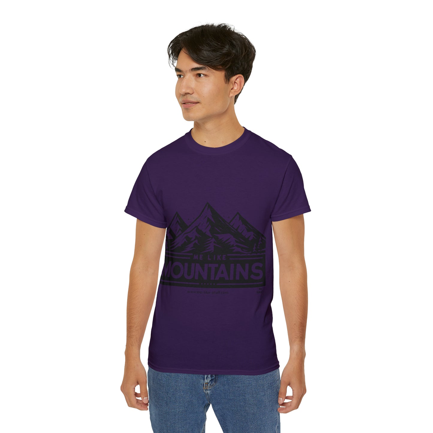 Unisex Ultra Cotton Tee - Me Like Mountains! (#1)