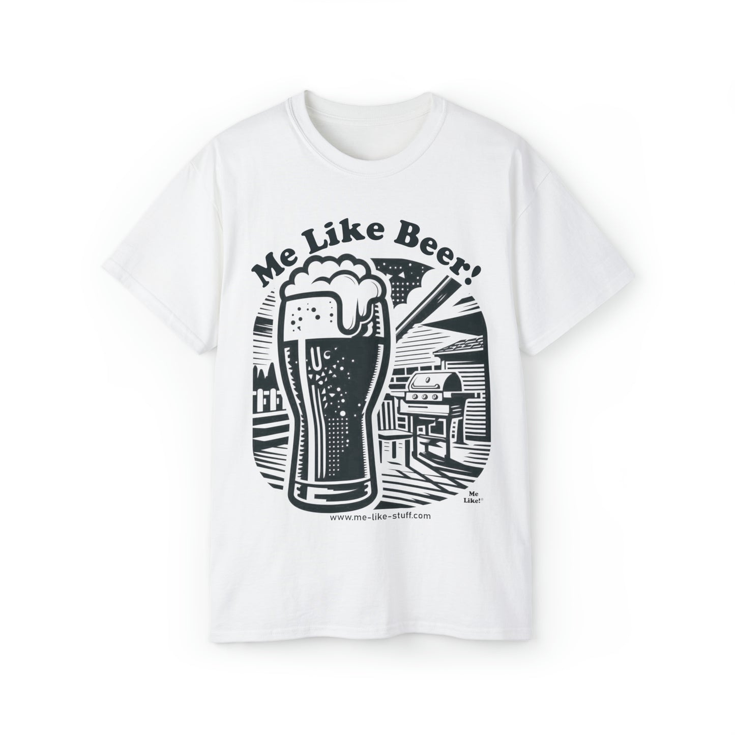 Unisex Ultra Cotton Tee - Me Like Beer! (#1)