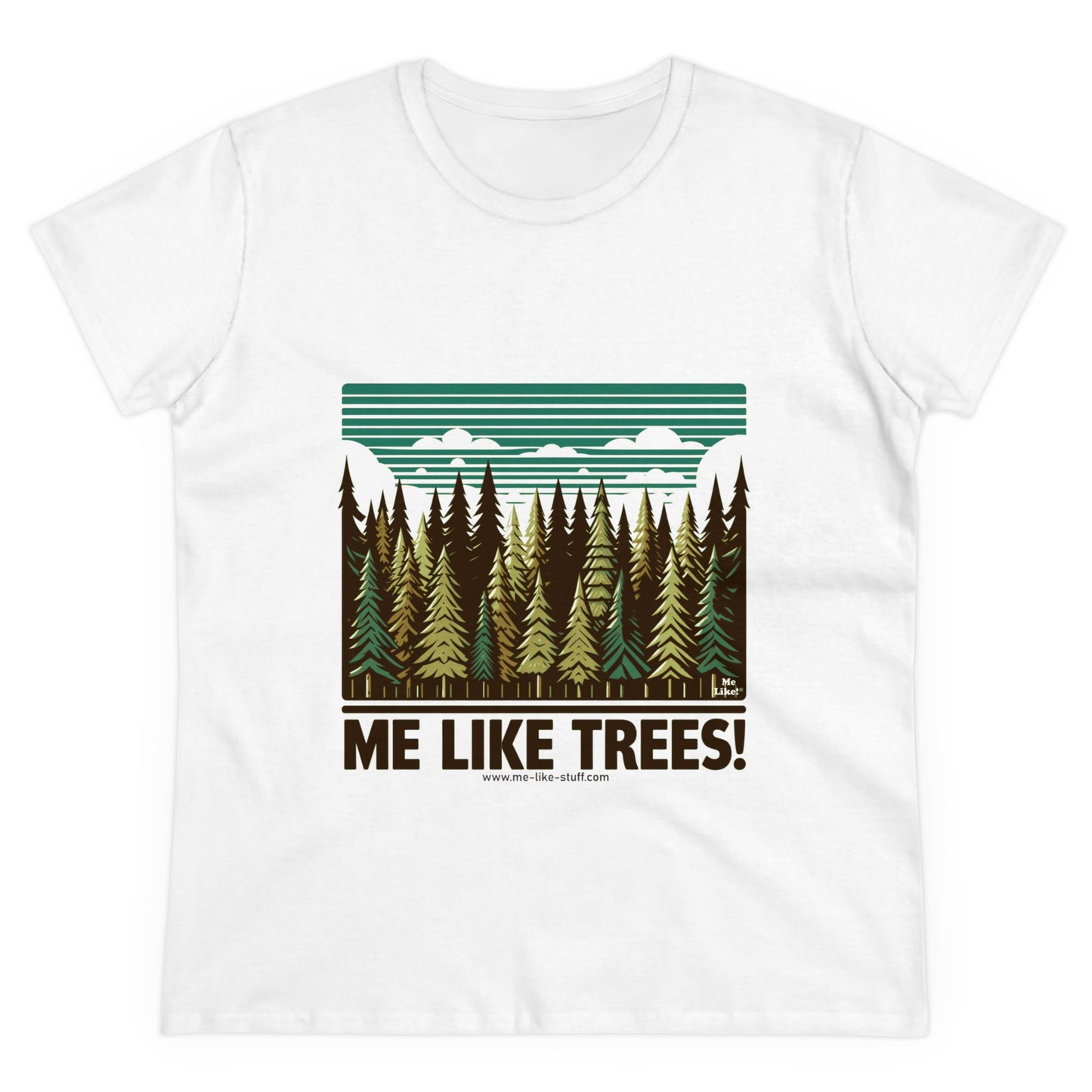 Women's Heavy Cotton Tee - Me Like Trees! (#5)