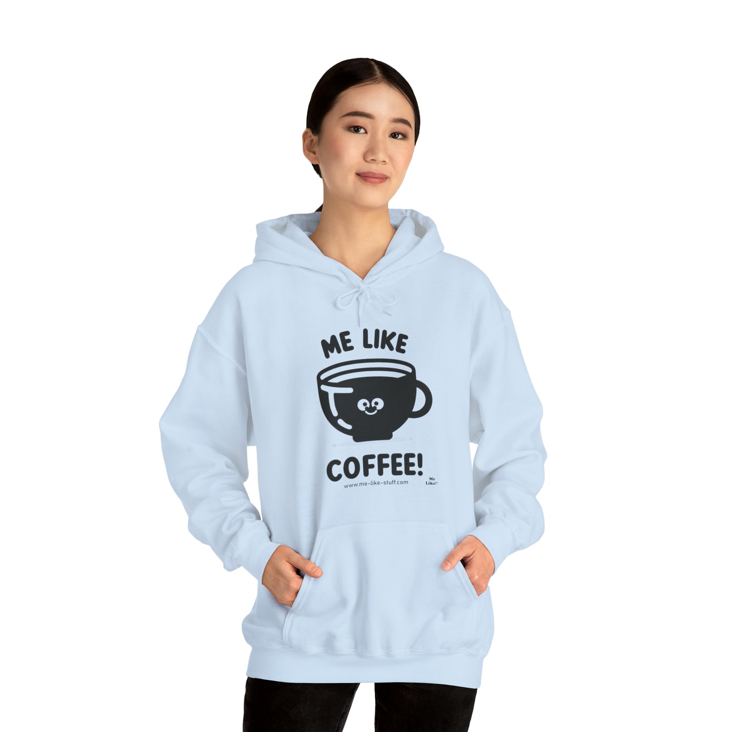 Unisex Heavy Blend™ Hooded Sweatshirt - Me Like Coffee! (#1)