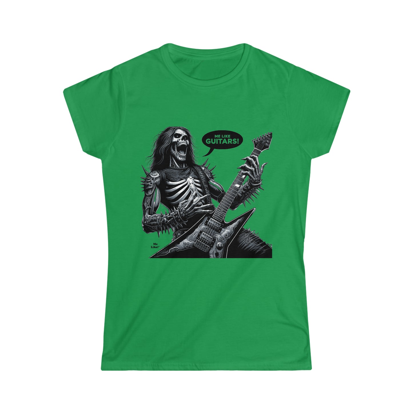 Me Like Guitars! - Women's Softstyle Tee - Heavy Metal #4