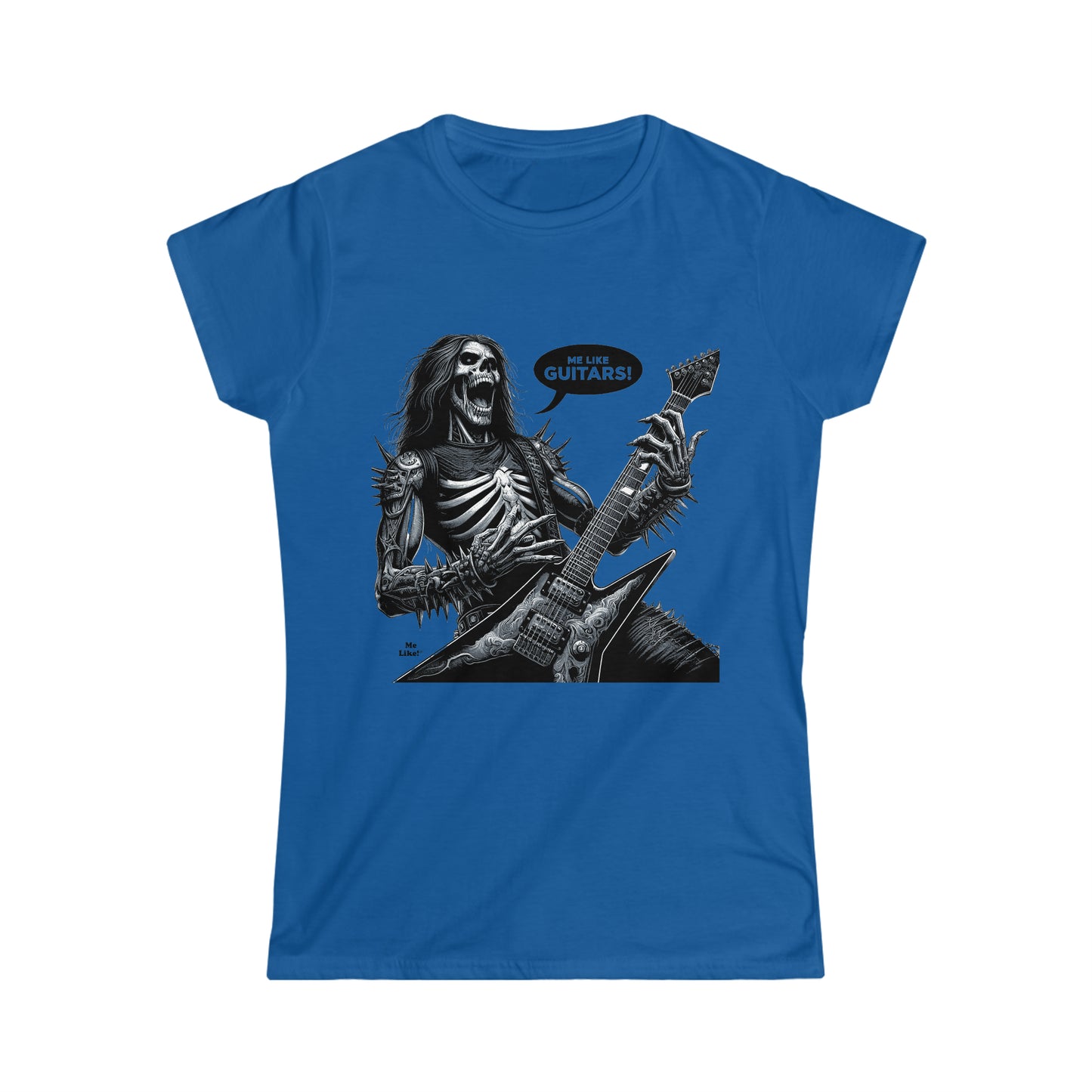 Me Like Guitars! - Women's Softstyle Tee - Heavy Metal #4