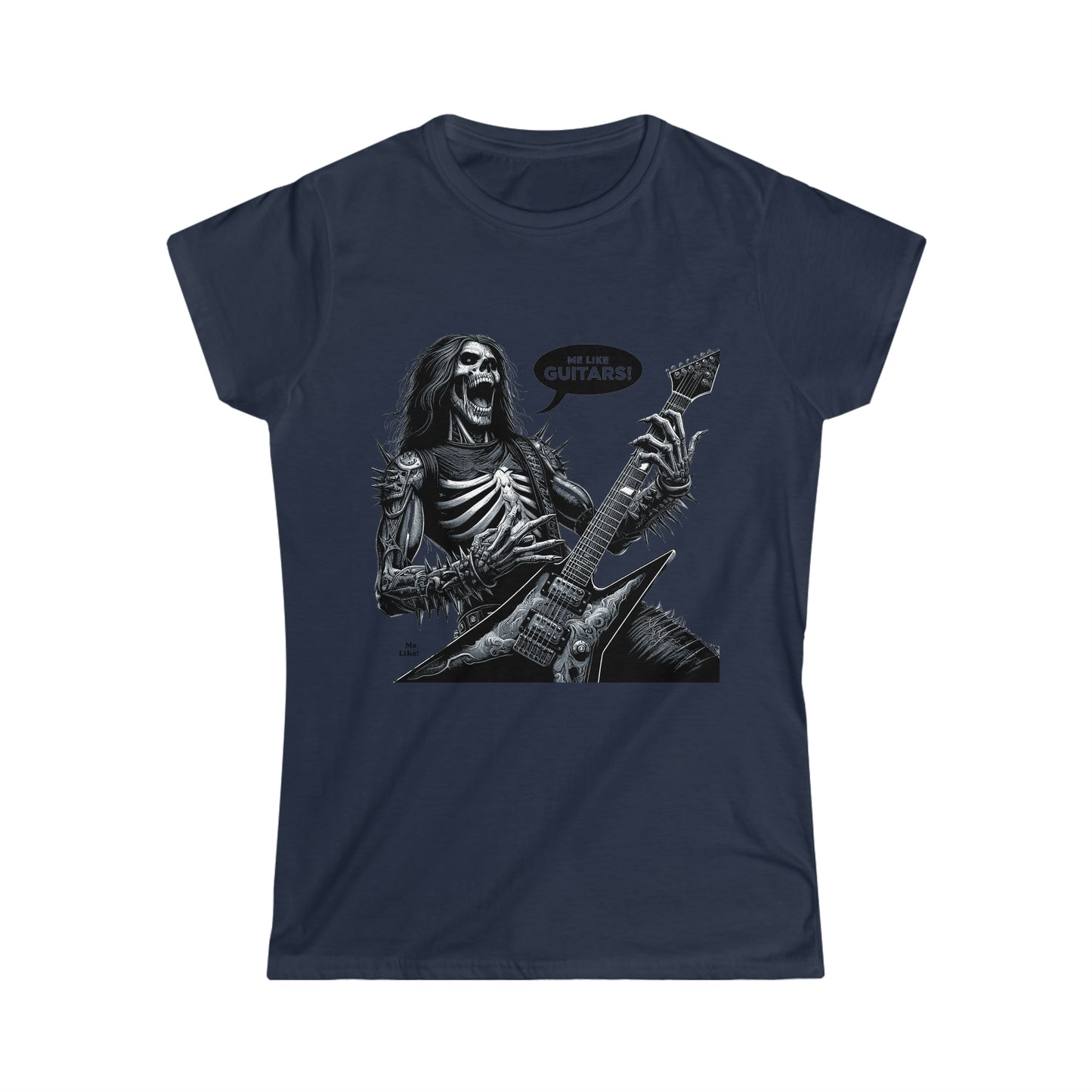 Me Like Guitars! - Women's Softstyle Tee - Heavy Metal #4