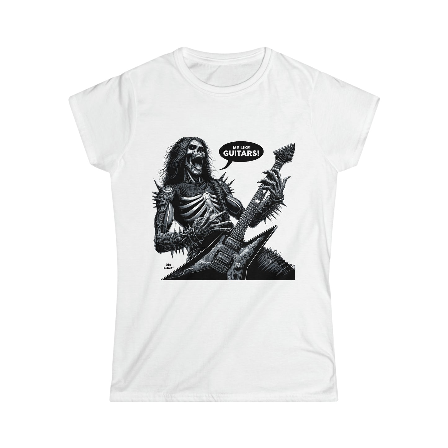 Me Like Guitars! - Women's Softstyle Tee - Heavy Metal #4