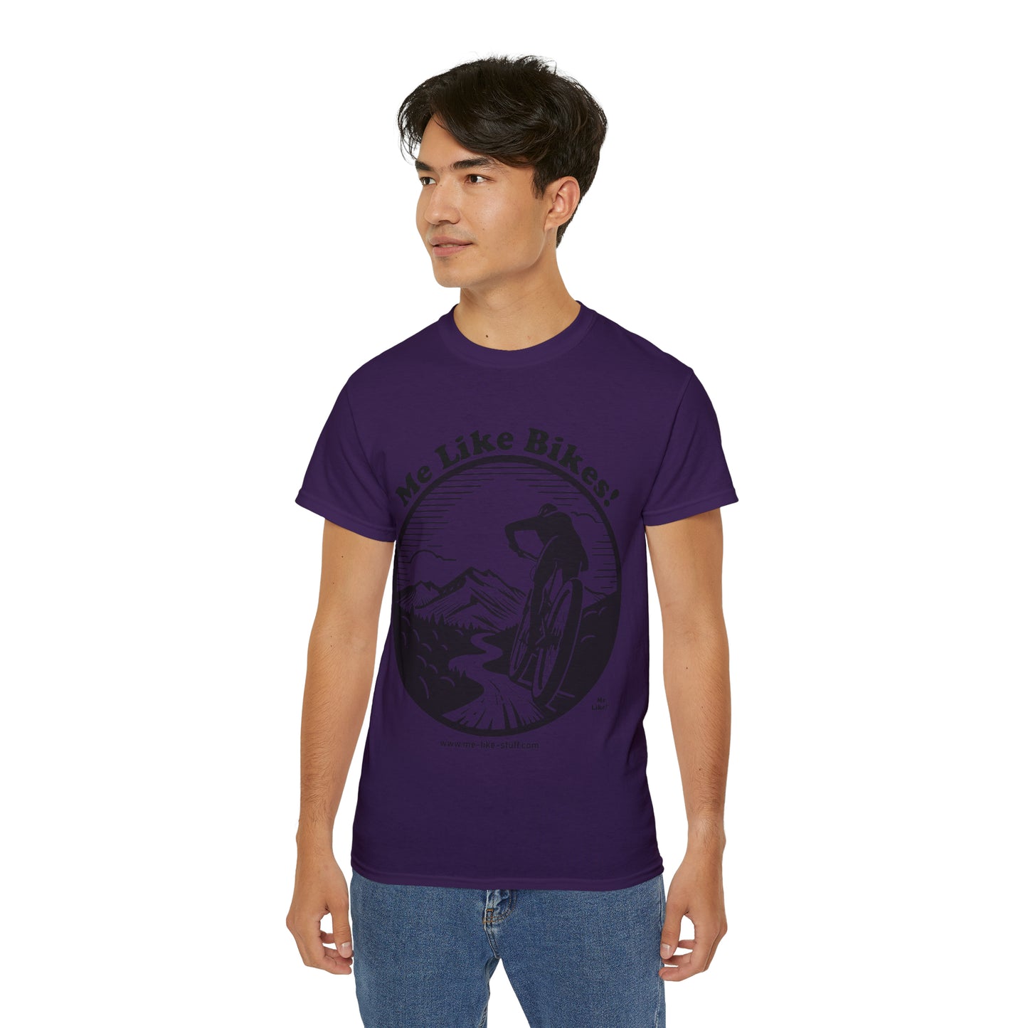 Unisex Ultra Cotton Tee - Me Like Bikes! (MB #1)