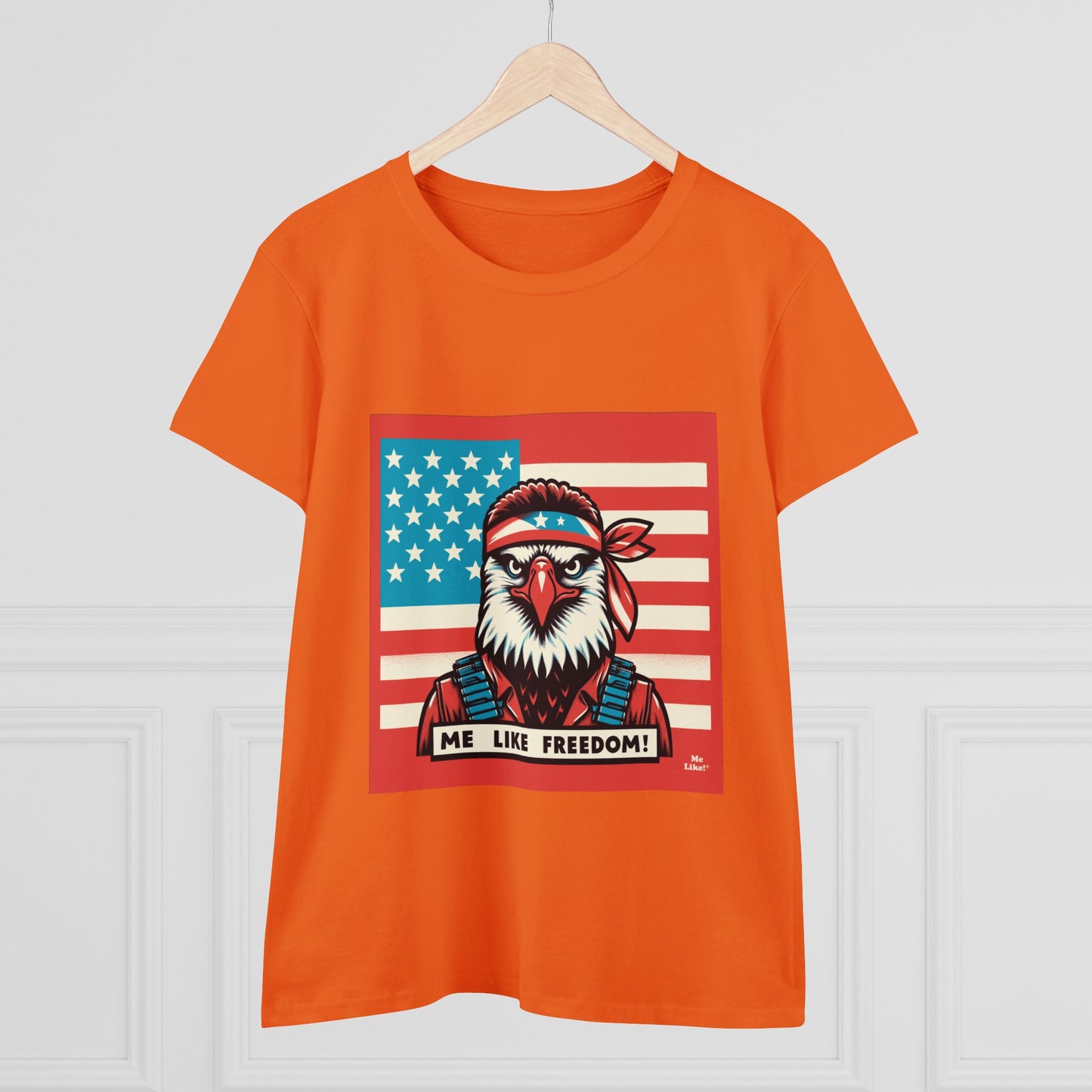 Me Like Freedom! - Women's Heavy Cotton Tee - (Freedom #3)