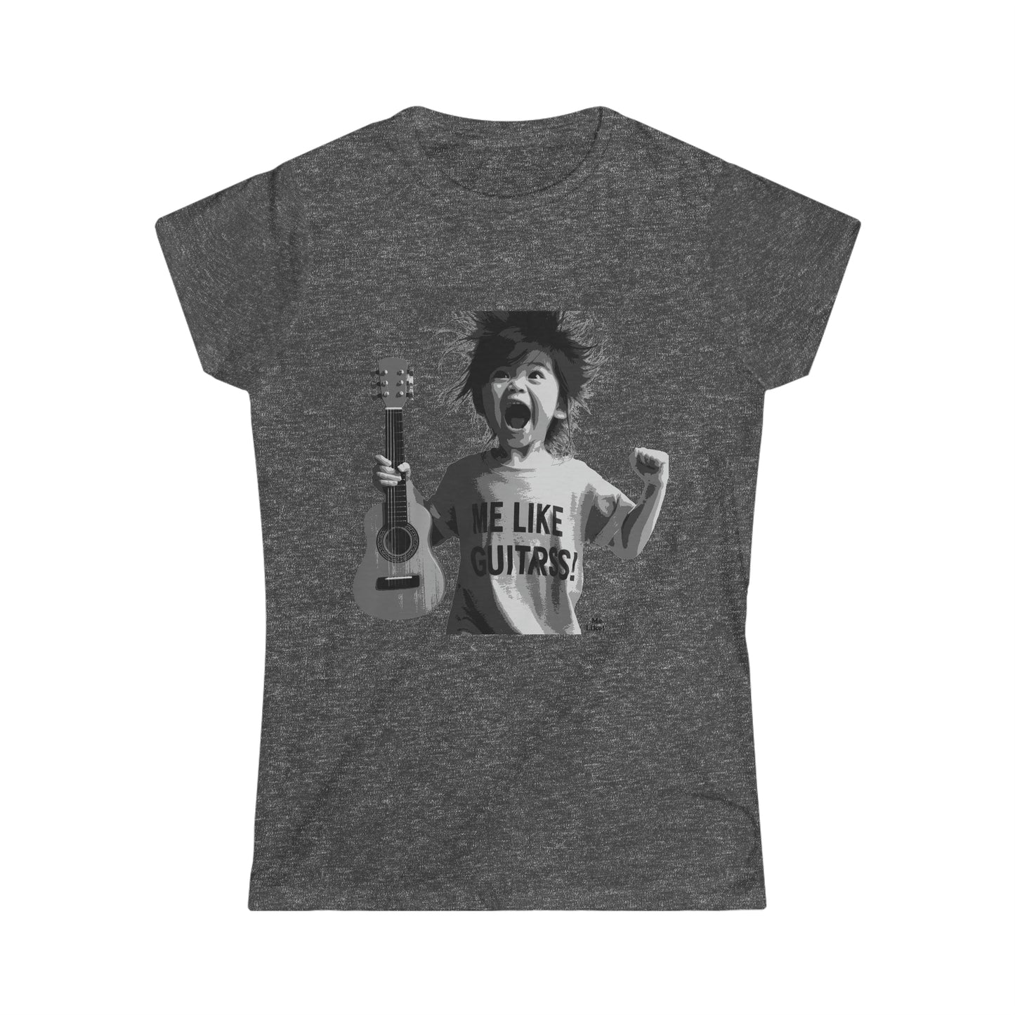 Me Like Guitars! - Women's Softstyle Tee - Punk #1