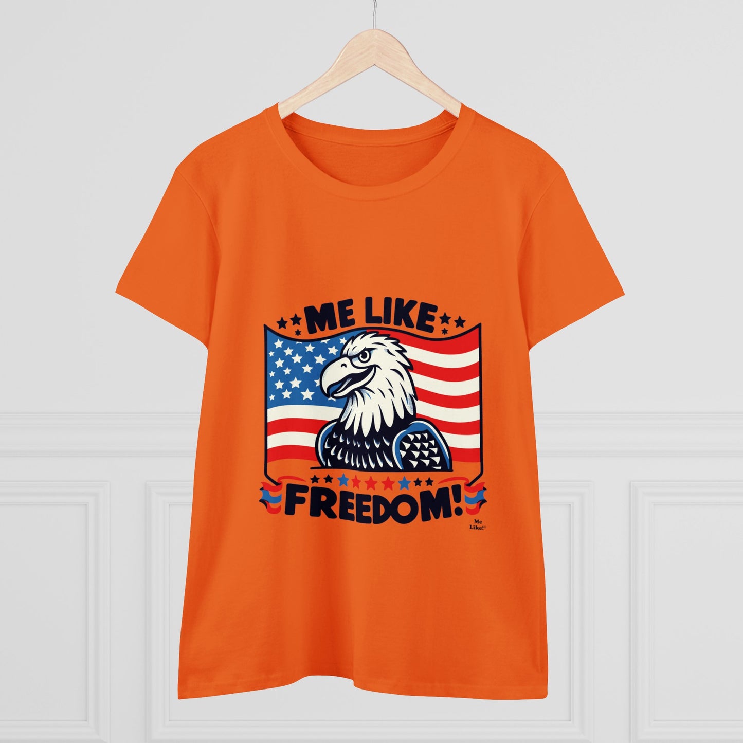 Me Like Freedom! - Women's Heavy Cotton Tee - (Freedom #4)