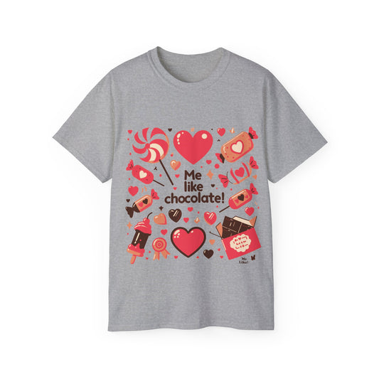 Me Like Chocolate - Unisex Ultra Cotton Tee - (Chocolate #2)