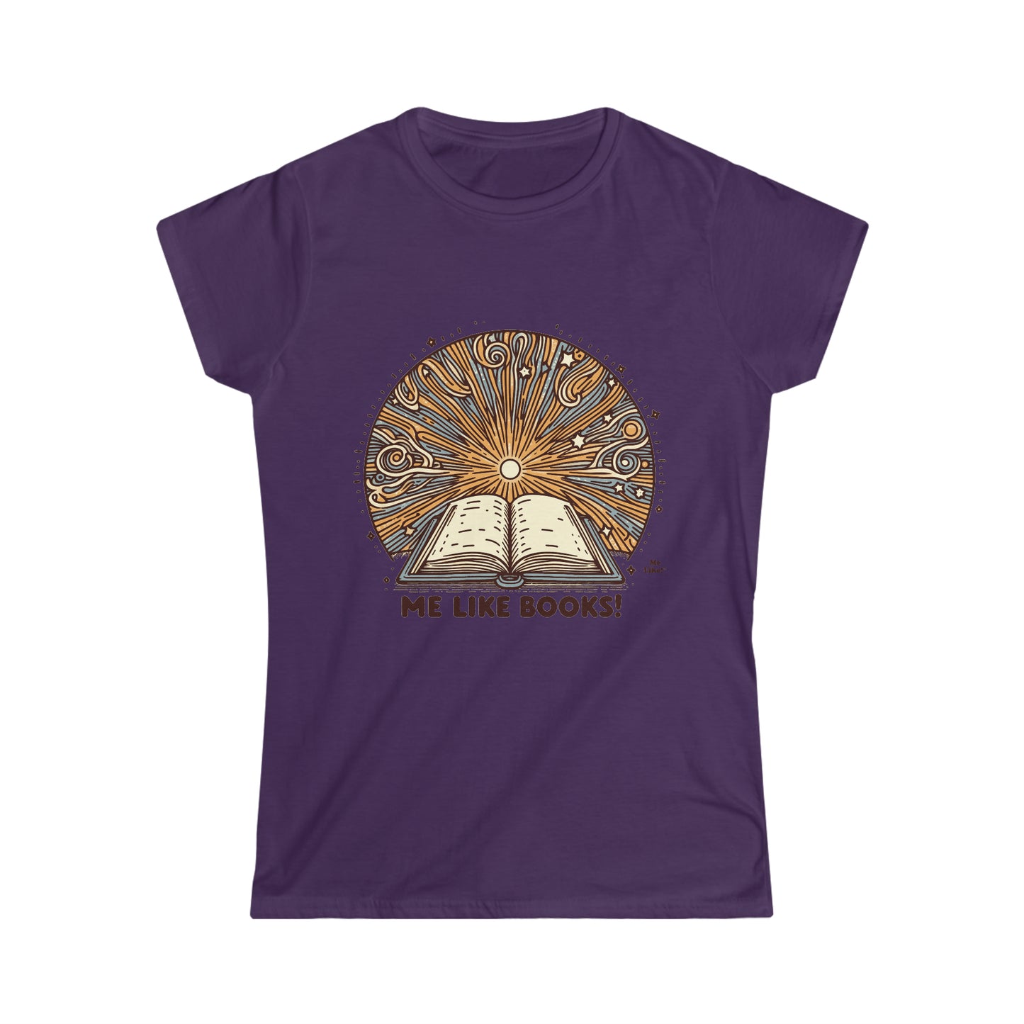 Me Like Books! - Women's Softstyle Tee -  (Books #2)