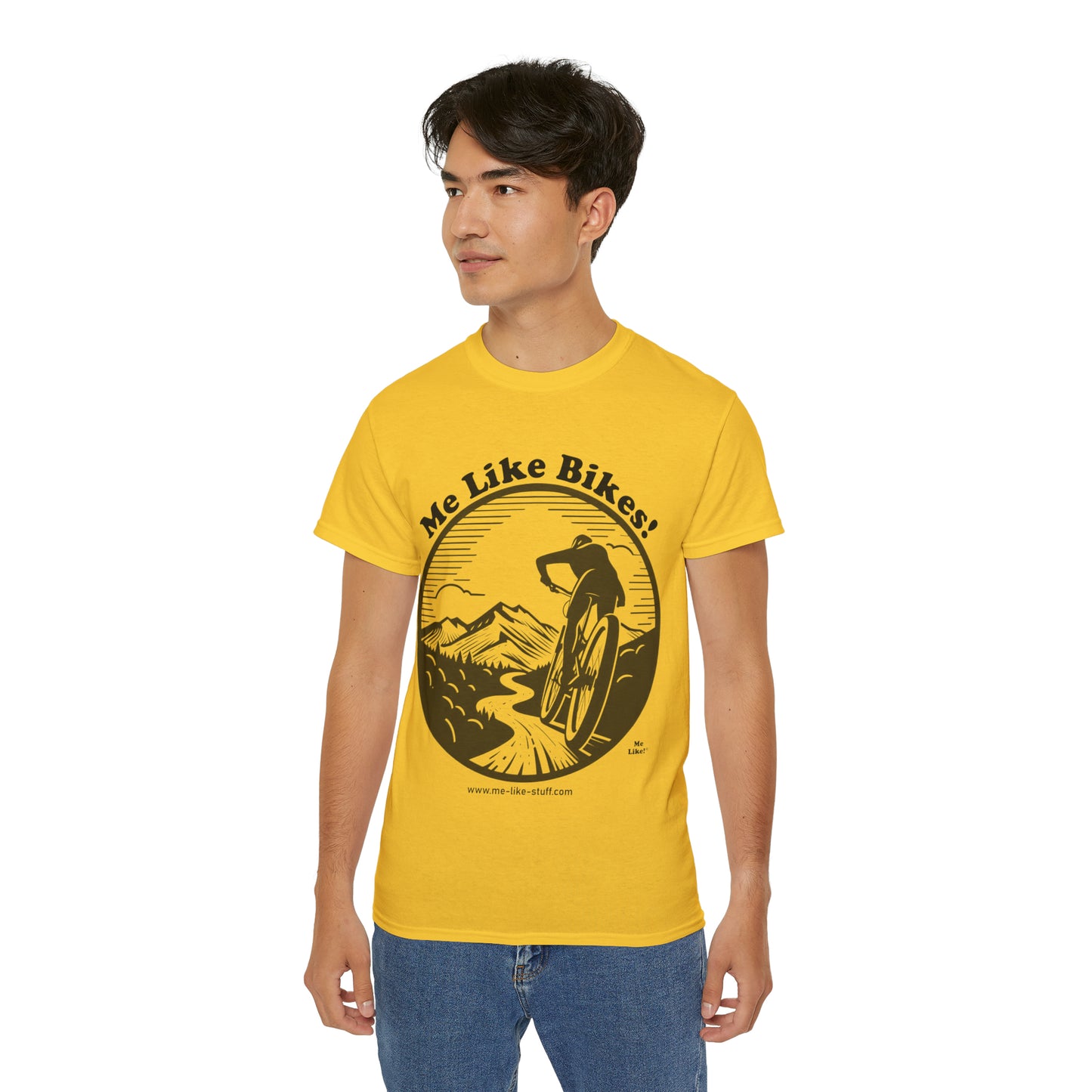 Unisex Ultra Cotton Tee - Me Like Bikes! (MB #1)