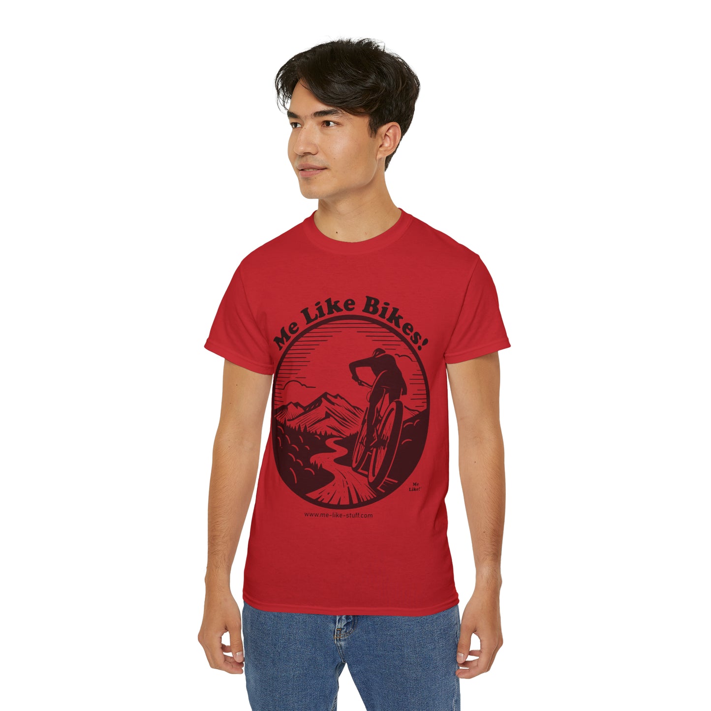 Unisex Ultra Cotton Tee - Me Like Bikes! (MB #1)