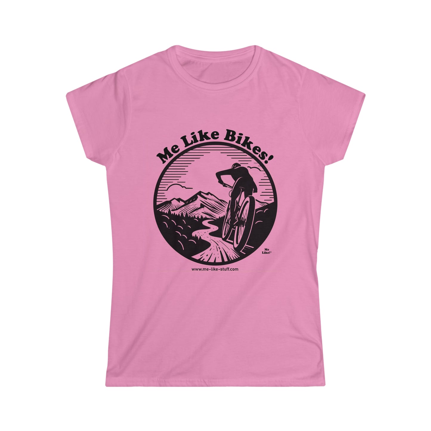 Women's Softstyle Tee - Me Like Bikes! (MB #1)