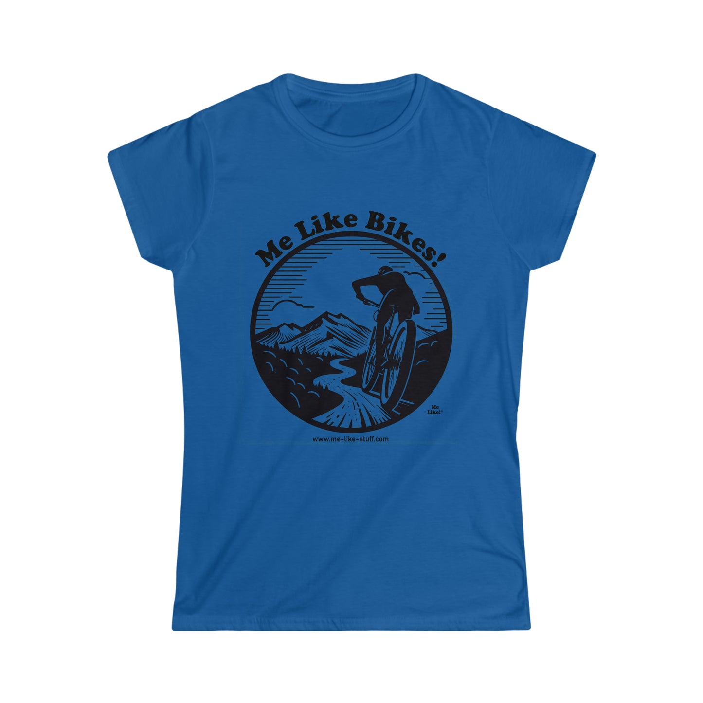 Women's Softstyle Tee - Me Like Bikes! (MB #1)