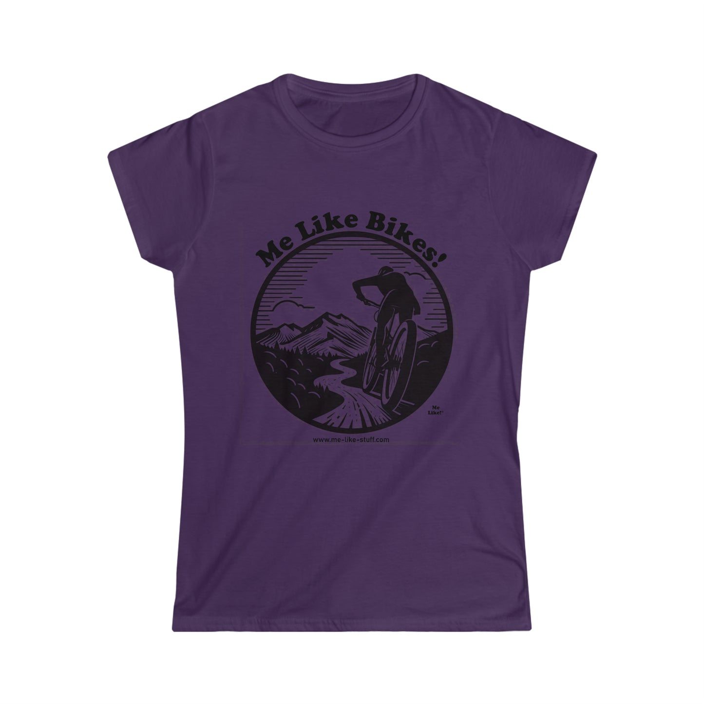 Women's Softstyle Tee - Me Like Bikes! (MB #1)