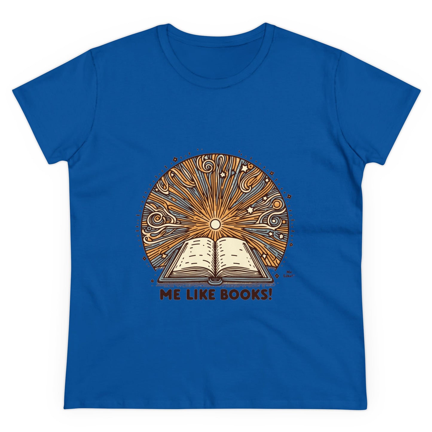 Me Like Books! - Women's Heavy Cotton Tee - (Books #2)